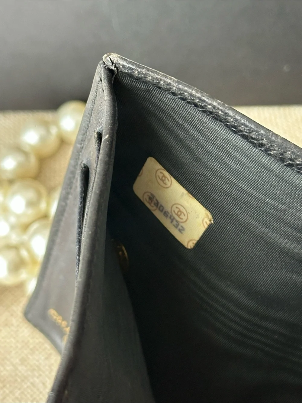 CHANEL authentic black